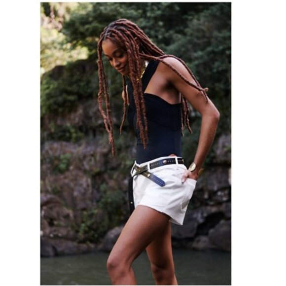 NWT-Anthropologie-Water's Edge Lilly Smocked Swimsuit - XL - Picture 5 of 6